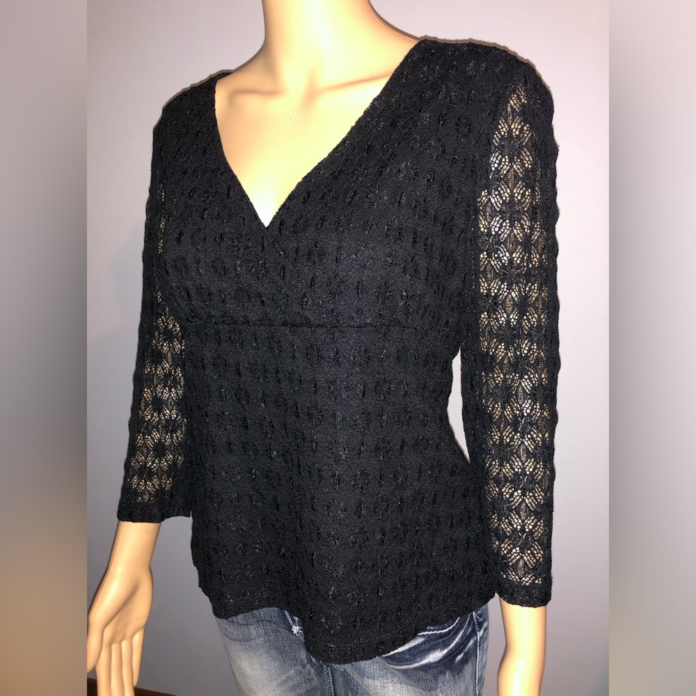 AGB Lace Knit Top Medium